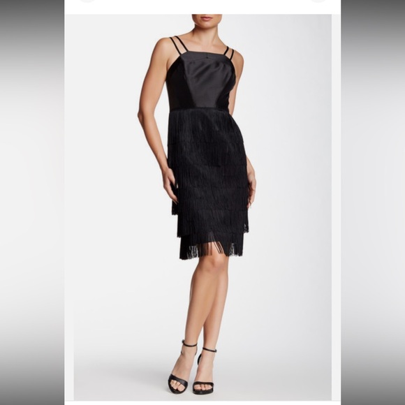 faux leather dress for women Cutting Edge & Windsor sc_58981 Size:Age 10 Satin V-Neck Short Homecoming
